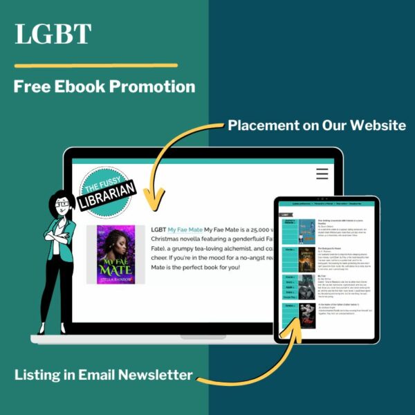 ALGBT genre book displayed on the Fussy website and email newsletter.
